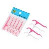Oral floss picks, disposable dental floss, oral cleaning, interdental cleaning, floss picks, interdental picks, 20 pieces per set, 25 pieces per set Item Picture
